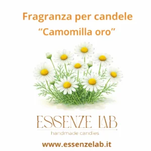 Fragranza per candele camomilla oro
